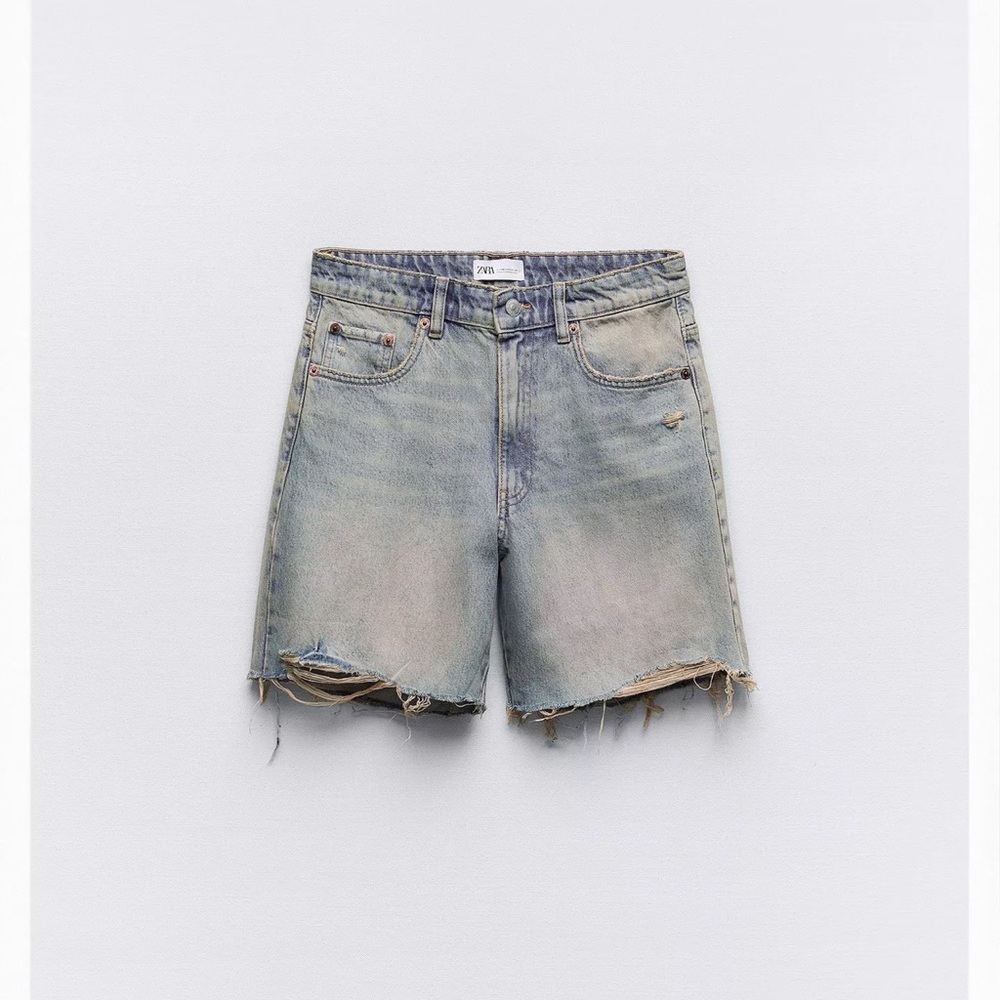 Zara Blue Jean Shorts